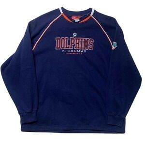 Vintage Zach Thomas Miami Dolphins‎ NFL Players Embroidered Crewneck
